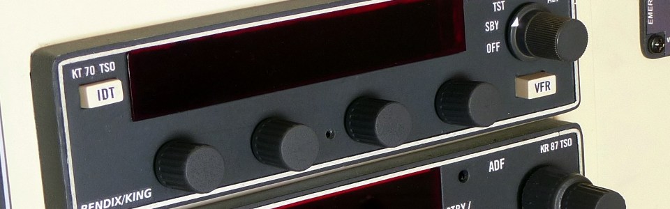 Finished, painted transponder knobs
